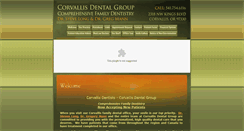 Desktop Screenshot of corvallisdentalgroup.com